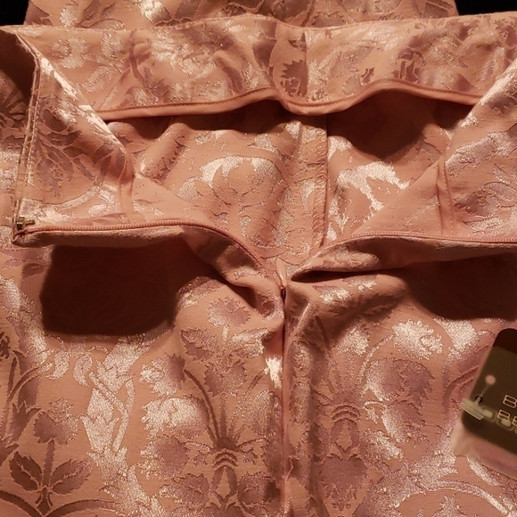 Bandolino Best Pink ( Petal 56) Brocade Dress Pants 12 NWT - Picture 8 of 16
